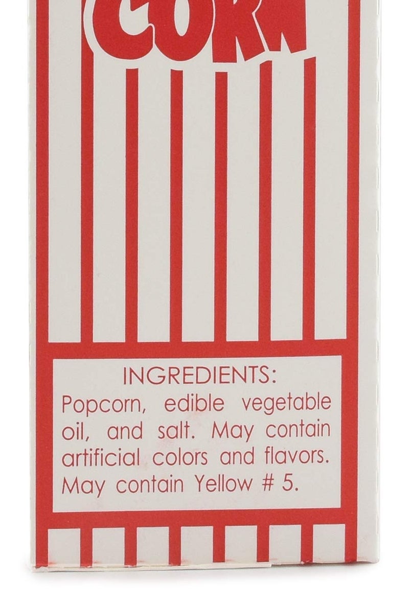 Snappy 3-E Red and White Close Top Popcorn Boxes, 1.25 Oz, 100 Count - Image 4